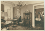 Photograph of living room in the Schenkers' apartment on Keilgasse